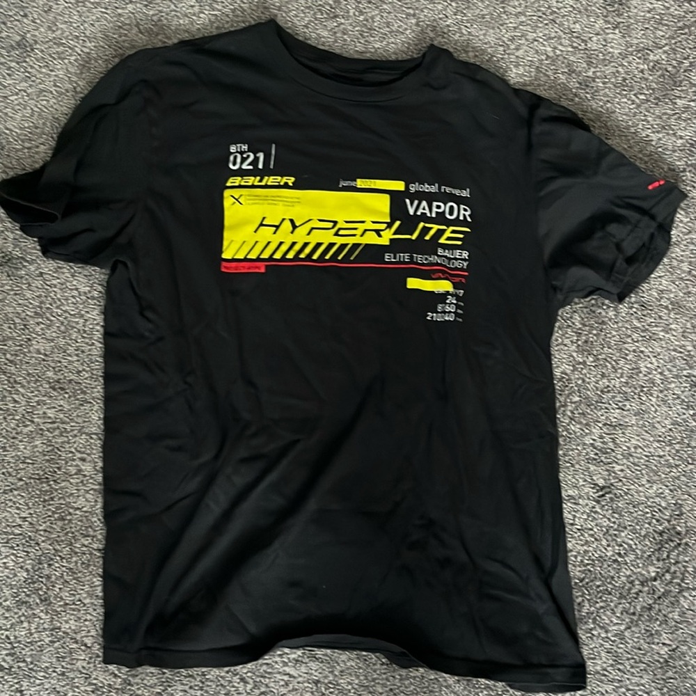 Bauer Hockey Hyperlite Promotional Tee Shirt - Sz. L
